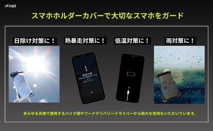 自転車&バイク用スマホホルダーカバー