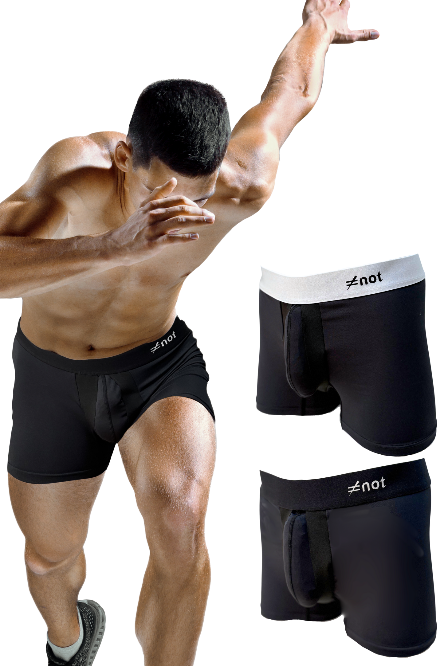 完全分離型スポーツ用ボクサーパンツ　≠not Active Underwear FA BOXER BRIEF