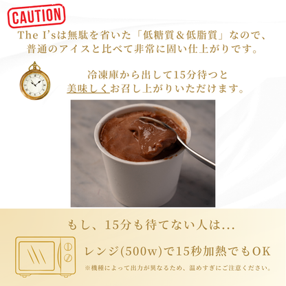 1 プロテインアイス THE I's バラエティセット 12個 / ストロベリー、カシス、チョコレート、バナナ 各3個　合計12個入り(1カップあたり約378円)　※熨斗貼り付け対応可