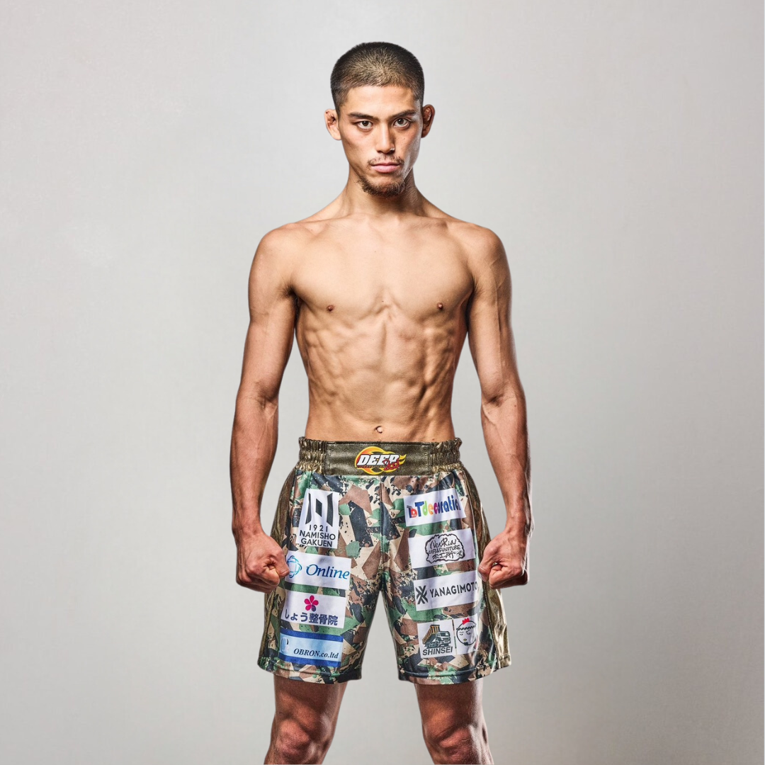 MMAファイター 濱口奏琉が FA BOXER BRIEF を着用しているイメージ