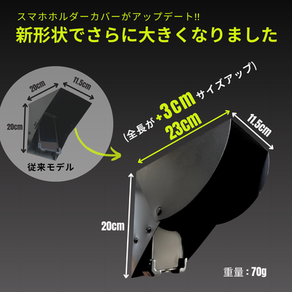 自転車&バイク用スマホホルダーカバー