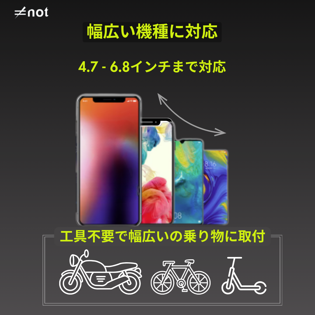 自転車&バイク用スマホホルダー